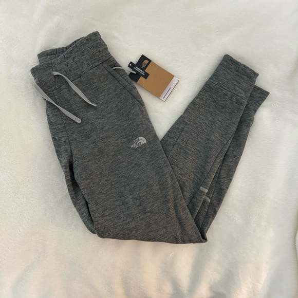 NWT North Face Canyonlands Fleece Joggers Grey XS - Picture 2 of 5